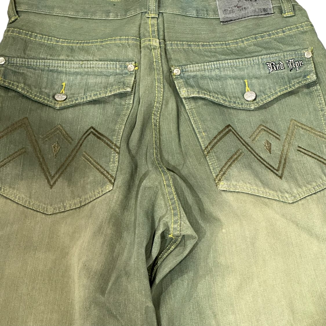 green wide pants 상품이미지5