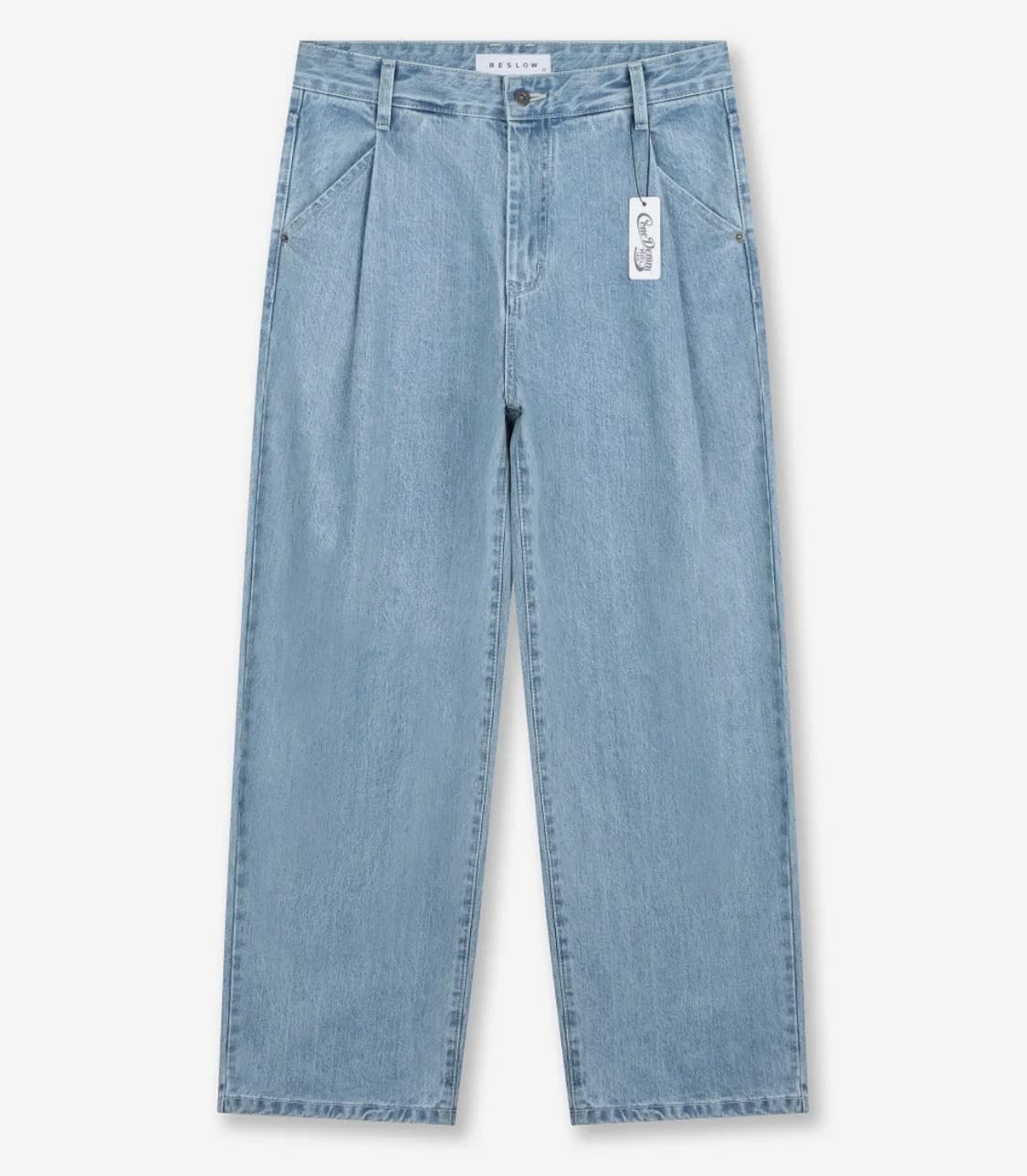 비슬로우 콘밀 딥원턱진 데님팬츠 32 상품이미지1