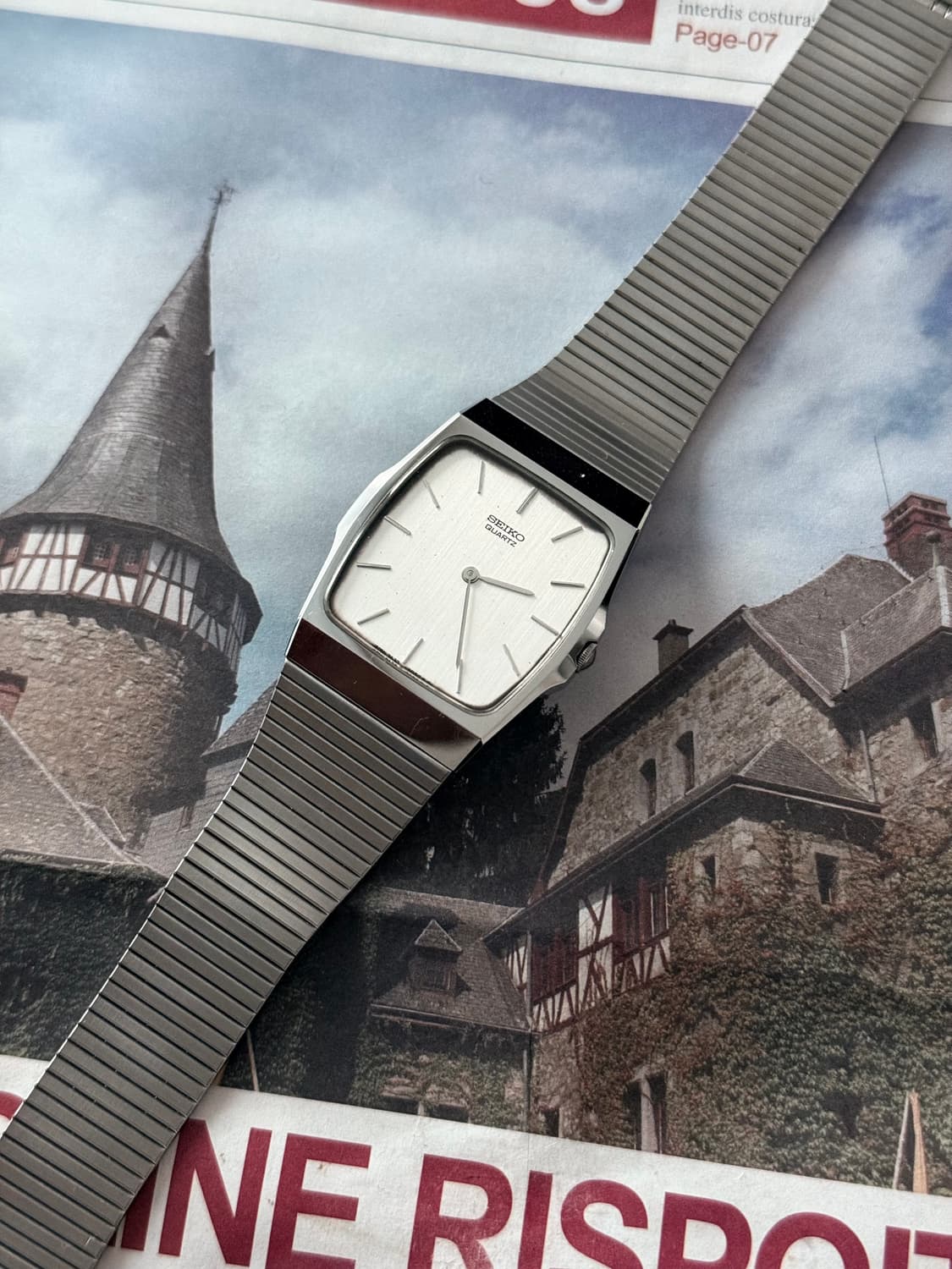 세이코 Seiko 쿼츠 스퀘어 상품이미지1