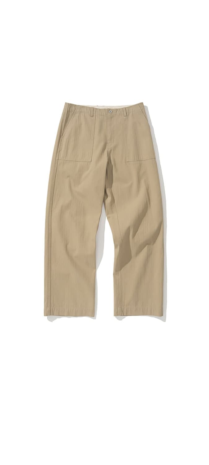 HBT fatigue pants beige 상품이미지1