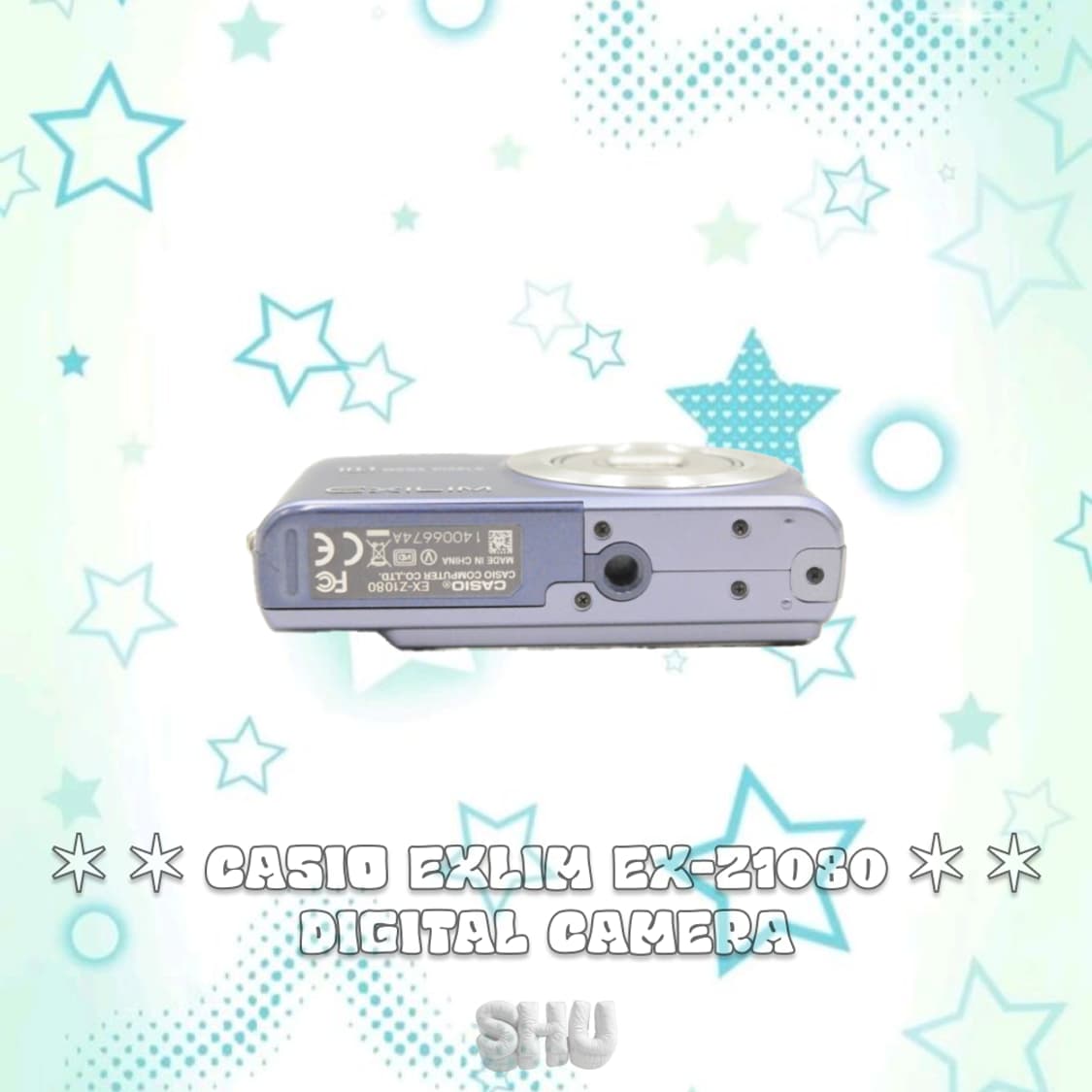 카시오 엑슬림 EX-Z1080 빈티지 디카 블루 상품이미지7