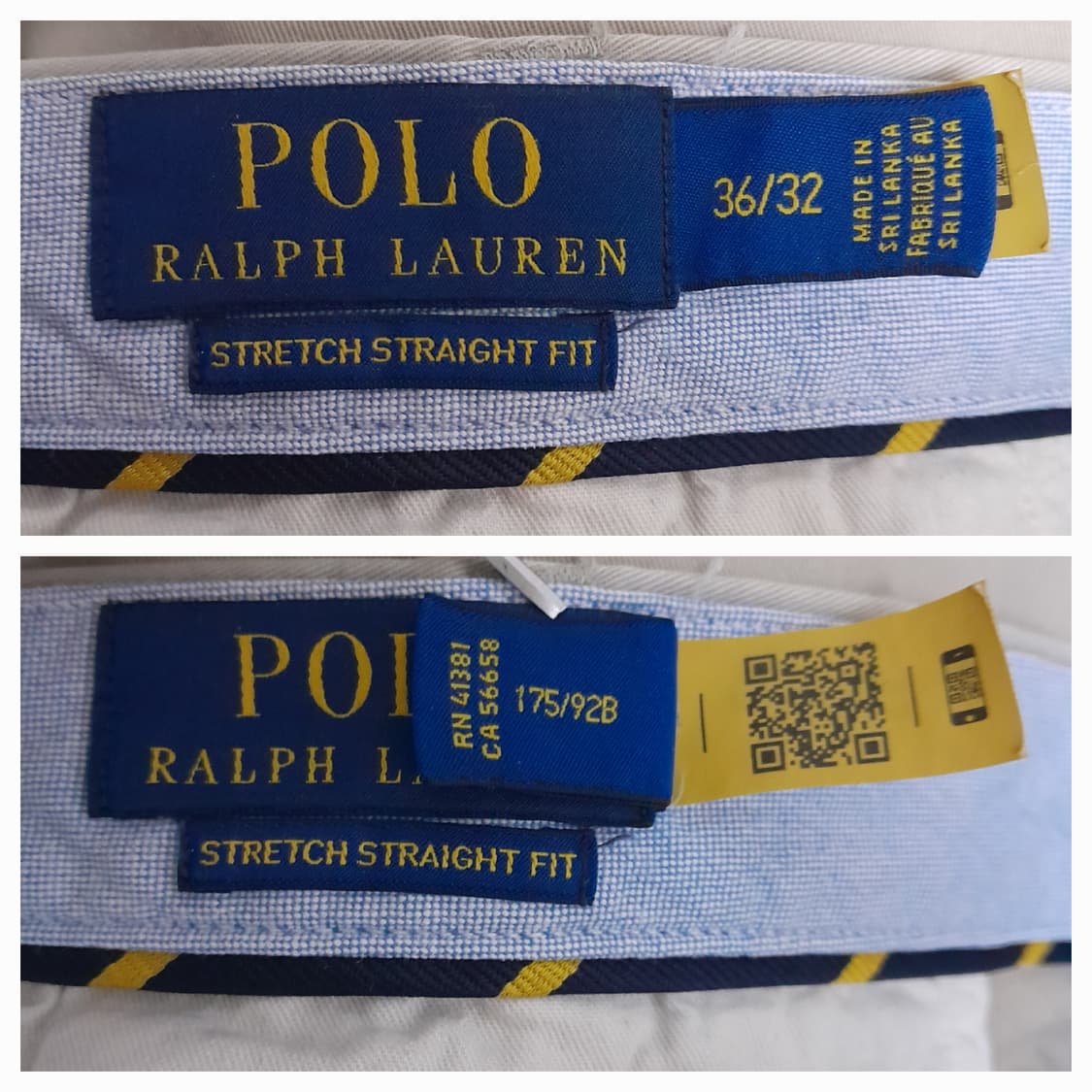 23SS 랄프로렌 폴로 와시 스트레치 치노바지 36" 상품이미지8
