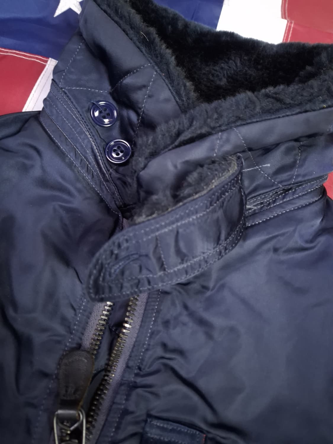 오리지날 미국제조 알파사 마릴린몬로 미공군 B-15C 항공점퍼 상품이미지7