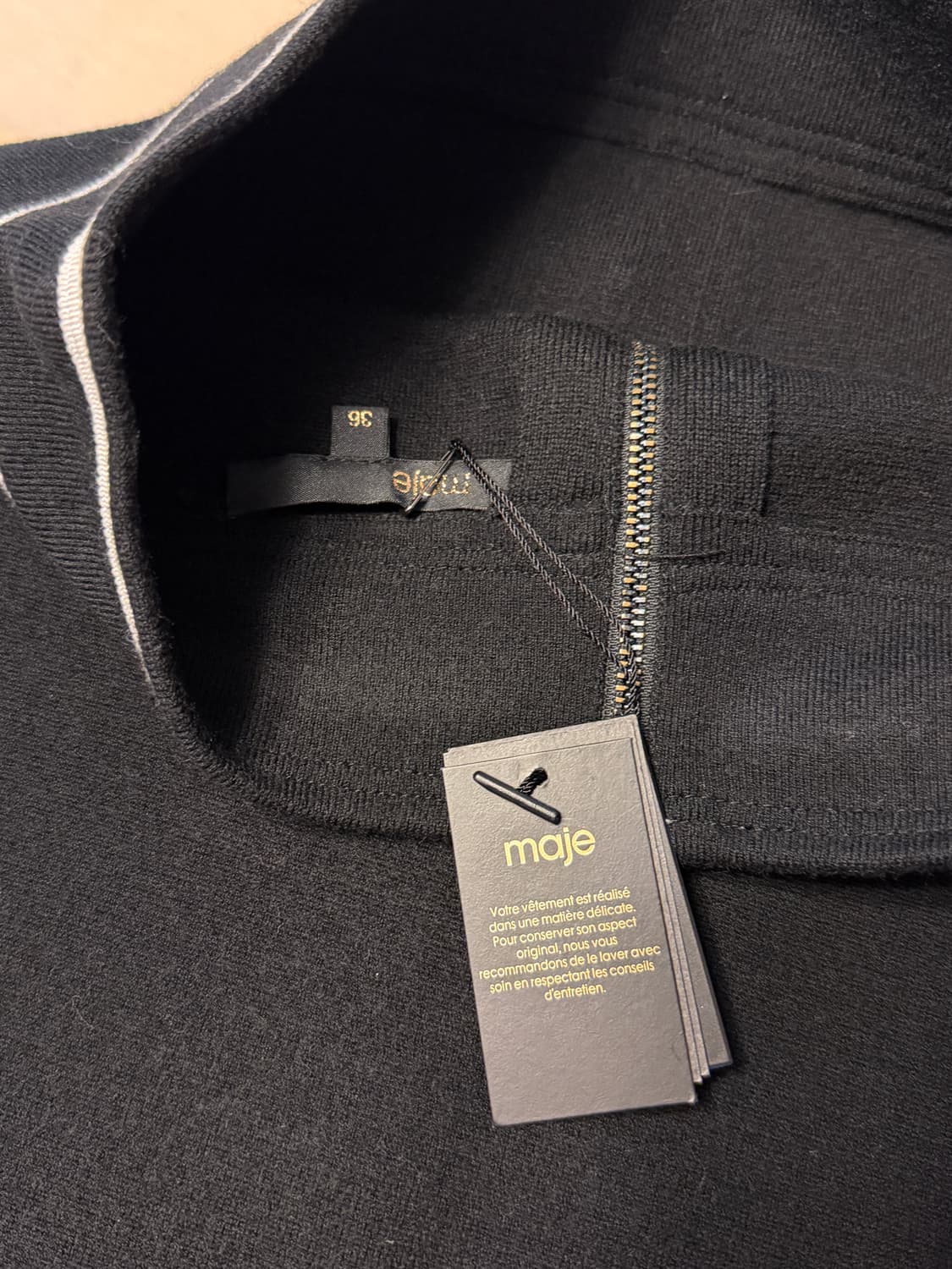 마쥬 니트 미니 스커트 36 (택O) 상품이미지5