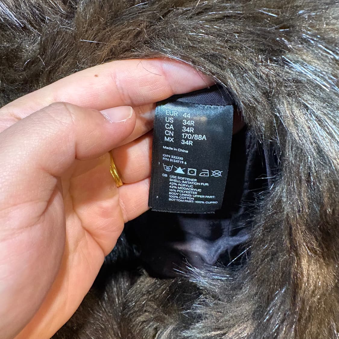 [44] MAISON MARGIELA X H&M 마르지엘라 코트 상품이미지7