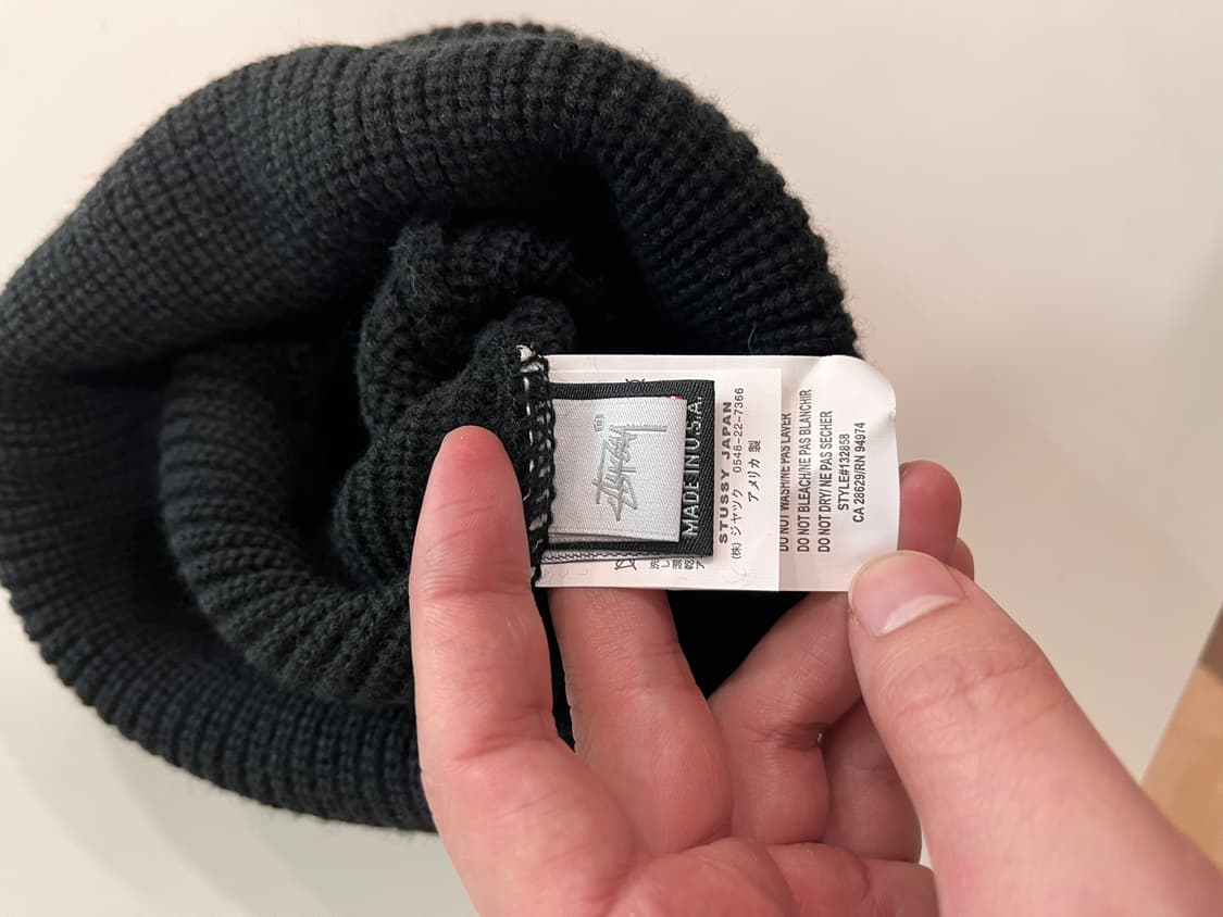 스투시 비니 블랙 상품이미지3