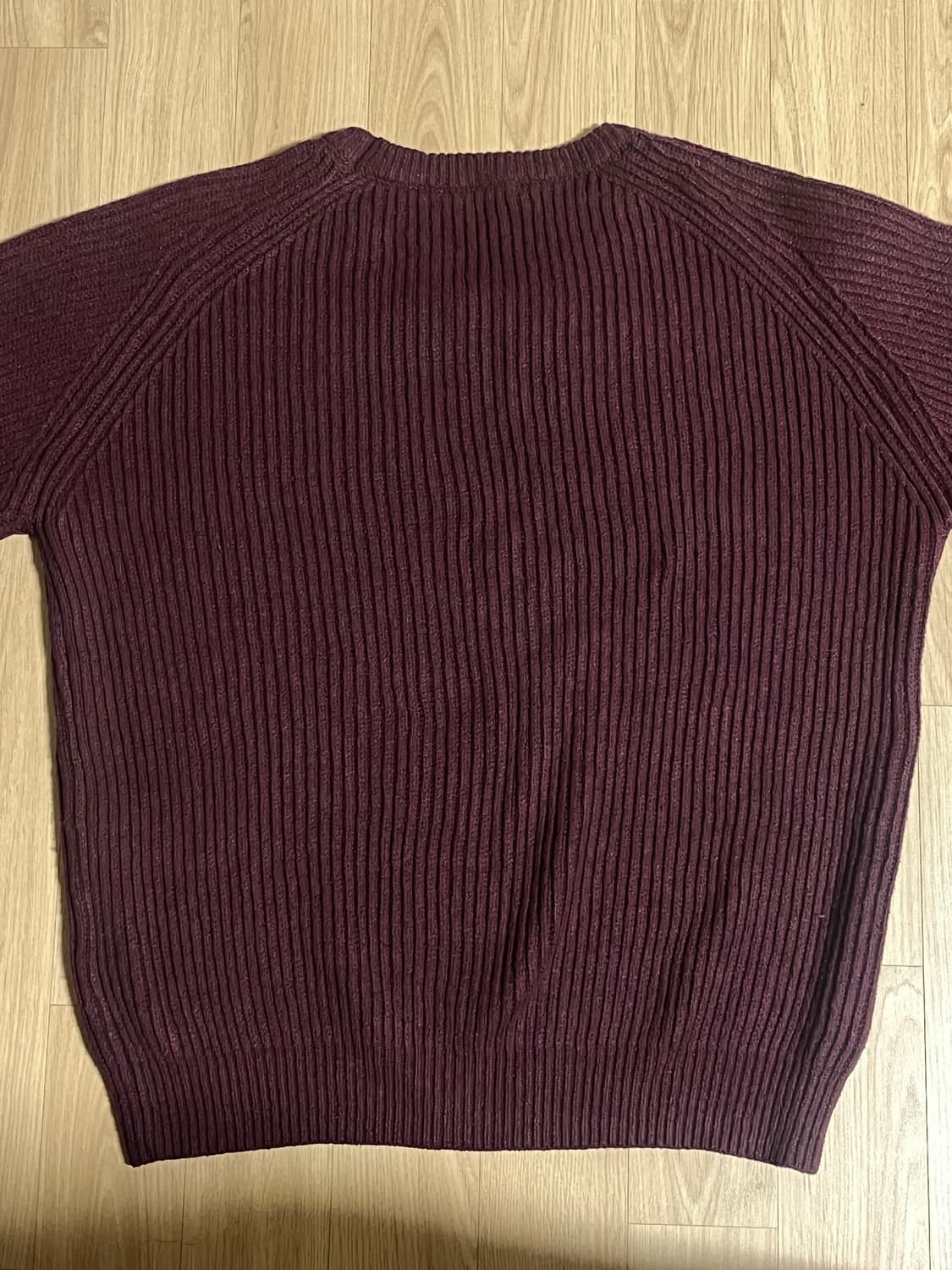 르마드 버건디 니트 상품이미지4