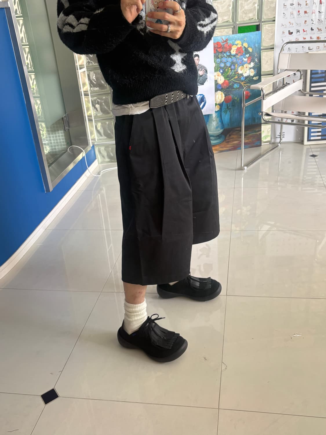 X RED KAP 2tuck wide baggy shorts 버뮤다팬츠 상품이미지1