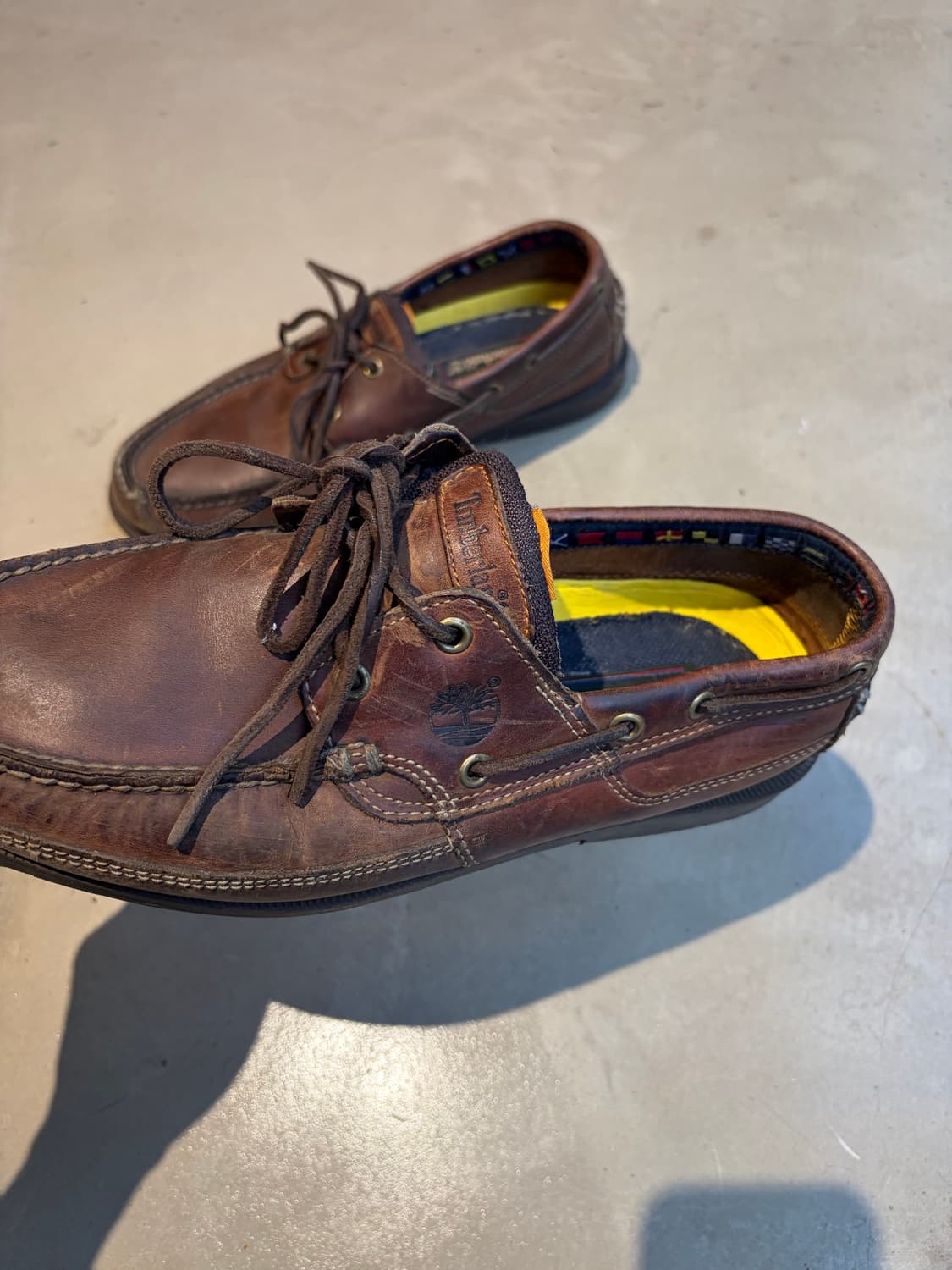 255)  Timberland 헤리티지 레더 보트 슈즈 상품이미지3