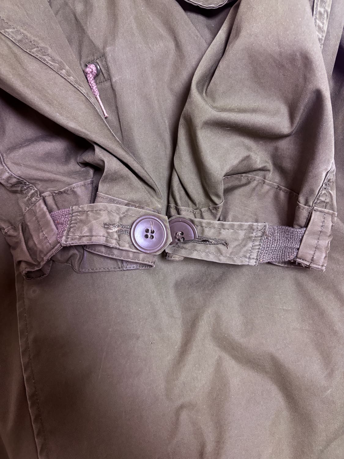 미군 오리지널 M65 야상 개파카 피쉬테일 자켓 XS 상품이미지6