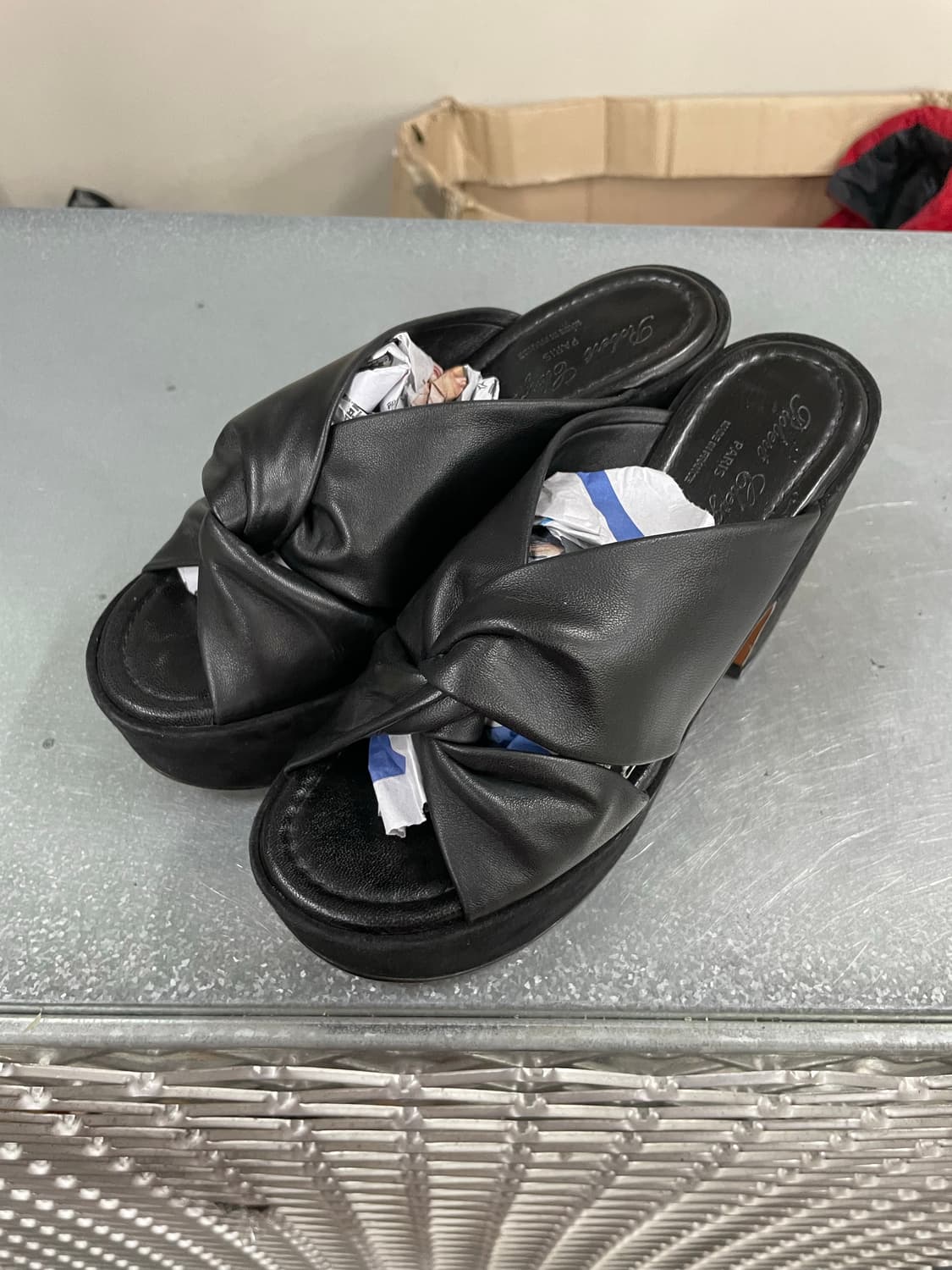 로베르 끌레제리 레더 스웨이드 샌들 38 상품이미지2