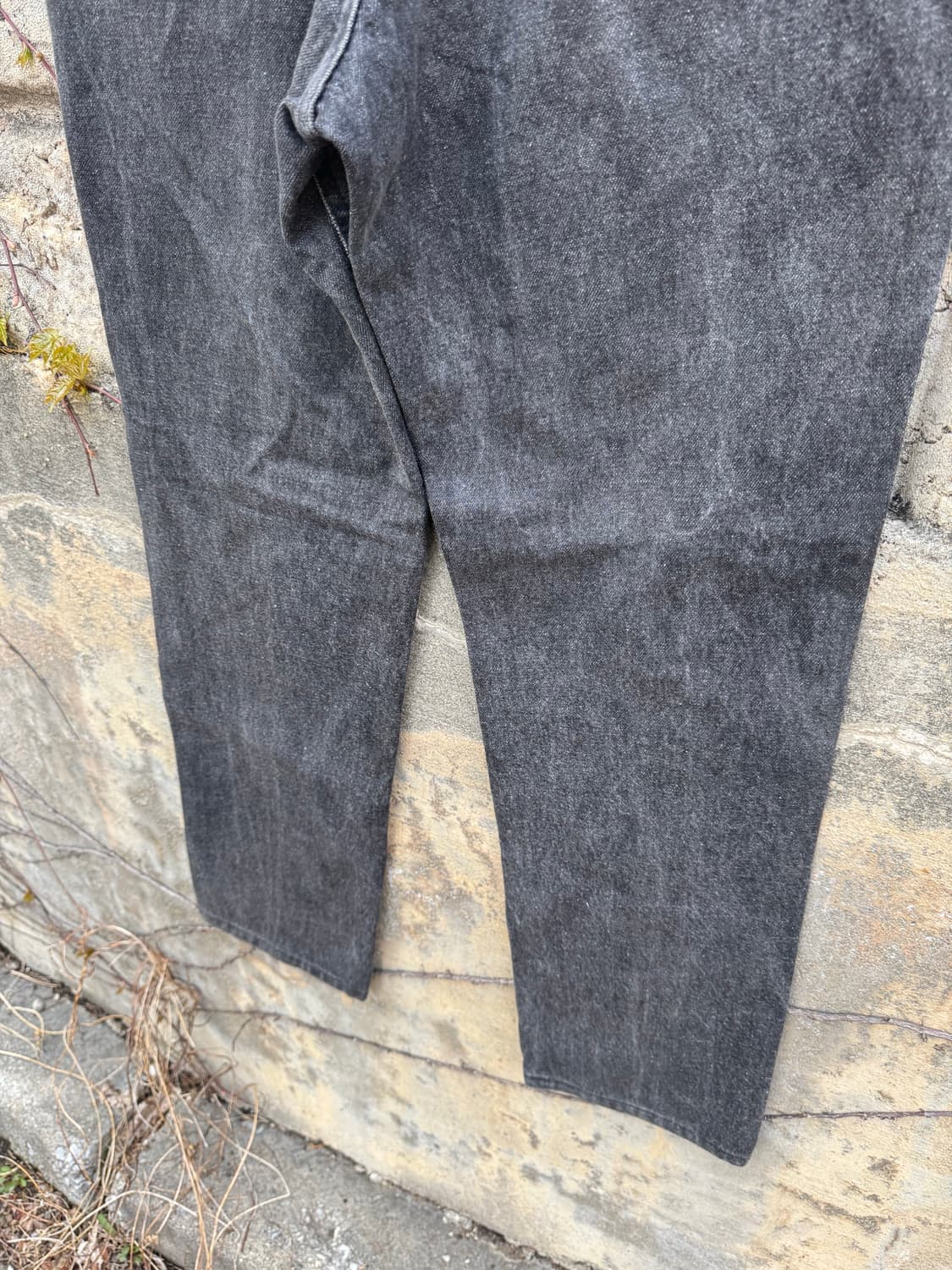 80~90s lee 빈티지 200 블랙 워싱 데님 팬츠 36 상품이미지5