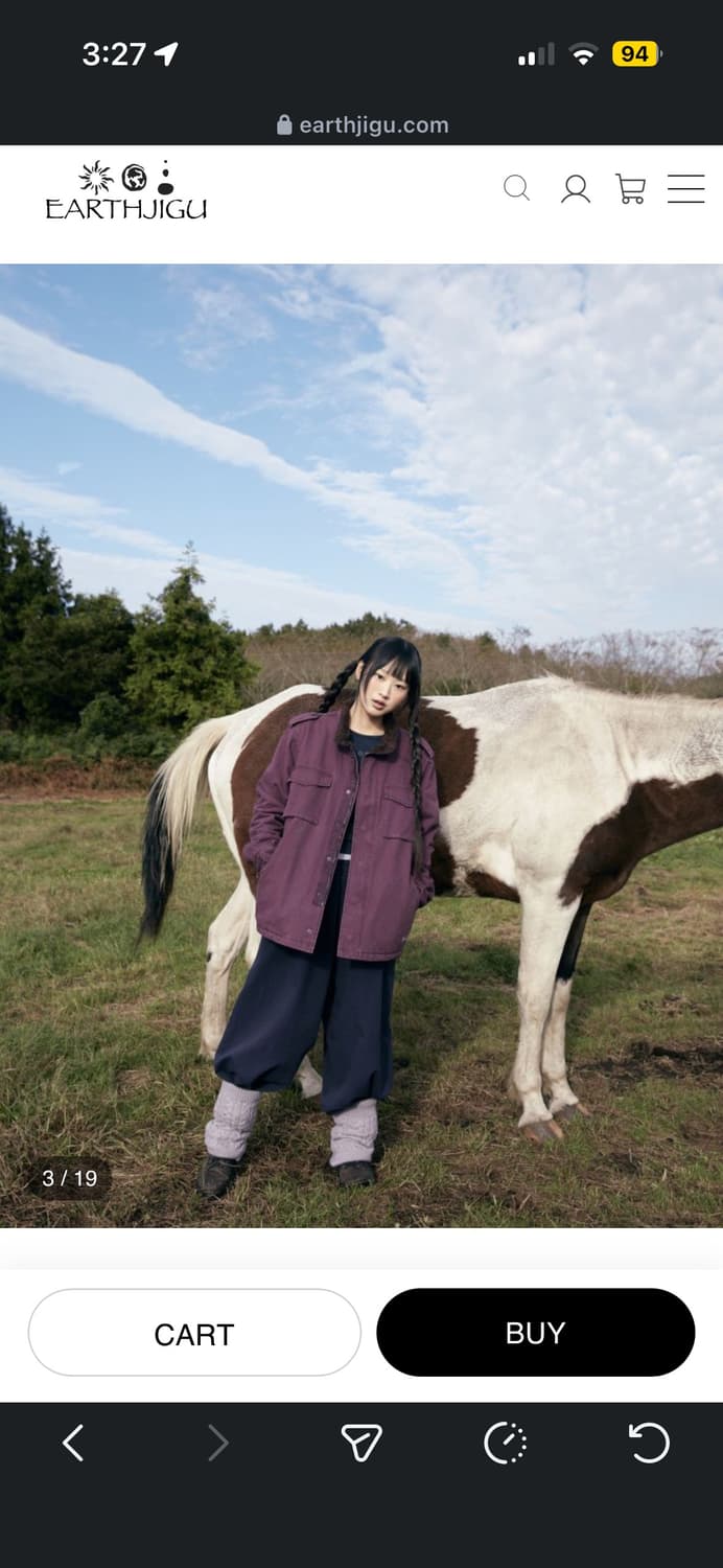 어스지구 필드자켓 퍼플 상품이미지2