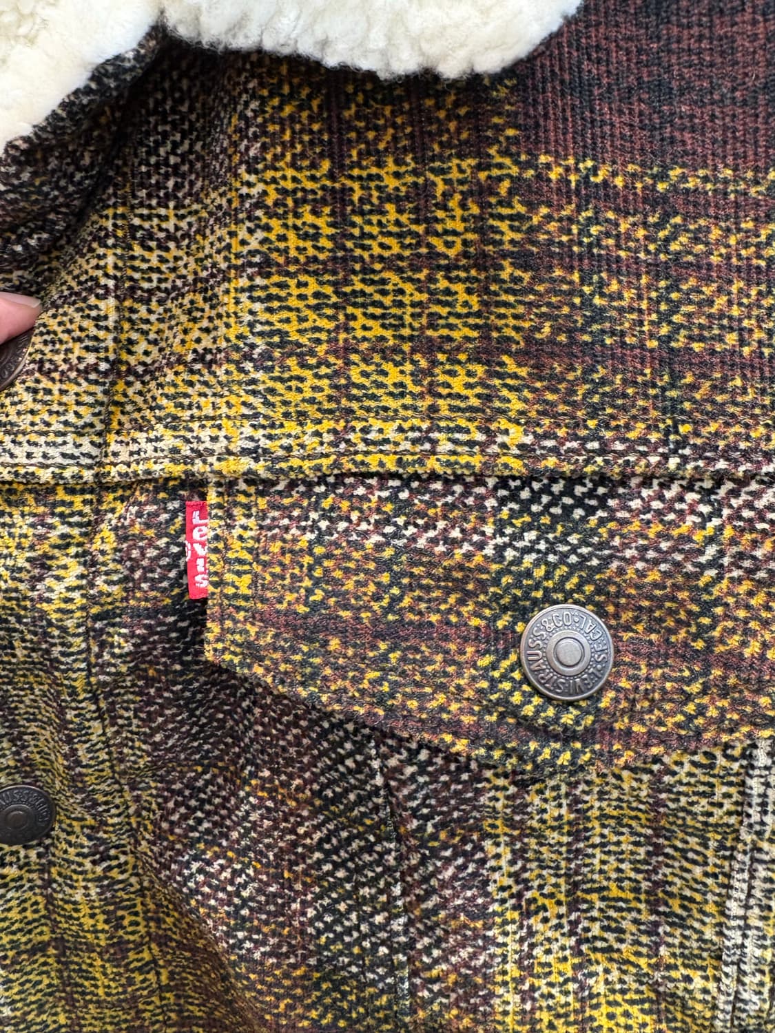 리바이스 체크 쉐르파 상품이미지3