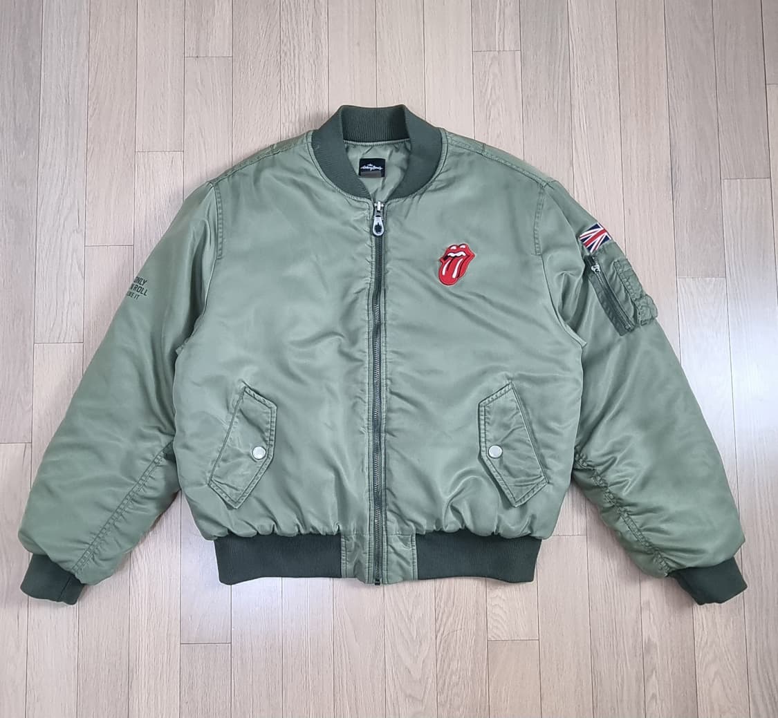 브라바도 더롤링스톤 IORR MA-1 점퍼 L _ 남성,사진확인 상품이미지1