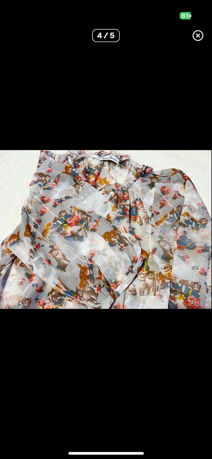 hysteric glamour cat blouse 상품이미지4