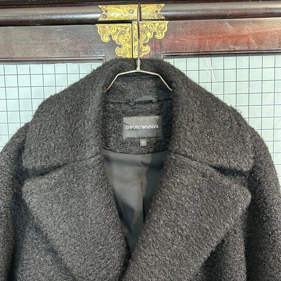 엠포리오 아르마니 사이드 집업 플리스 코트 상품이미지5
