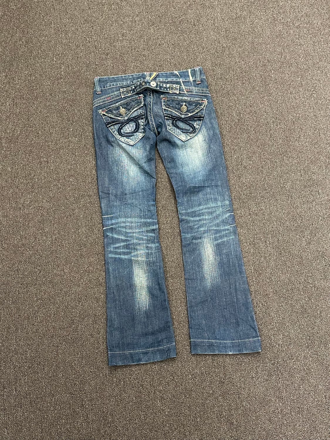 27)레드페퍼 빈티지 Y2K 자수 데님팬츠 상품이미지8