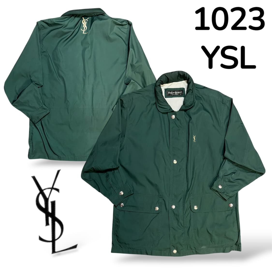 YSL 입생로랑 딥그린 블루종 바람막이 95 상품이미지1