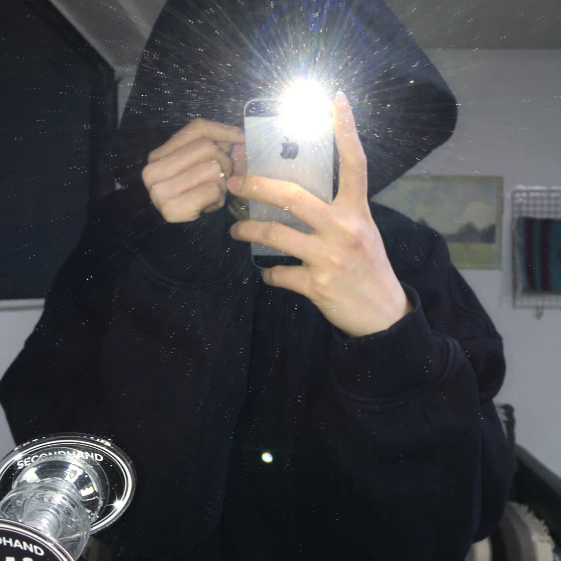 투티/0195 Fear of God 블랙 후드티 기모 상품이미지1