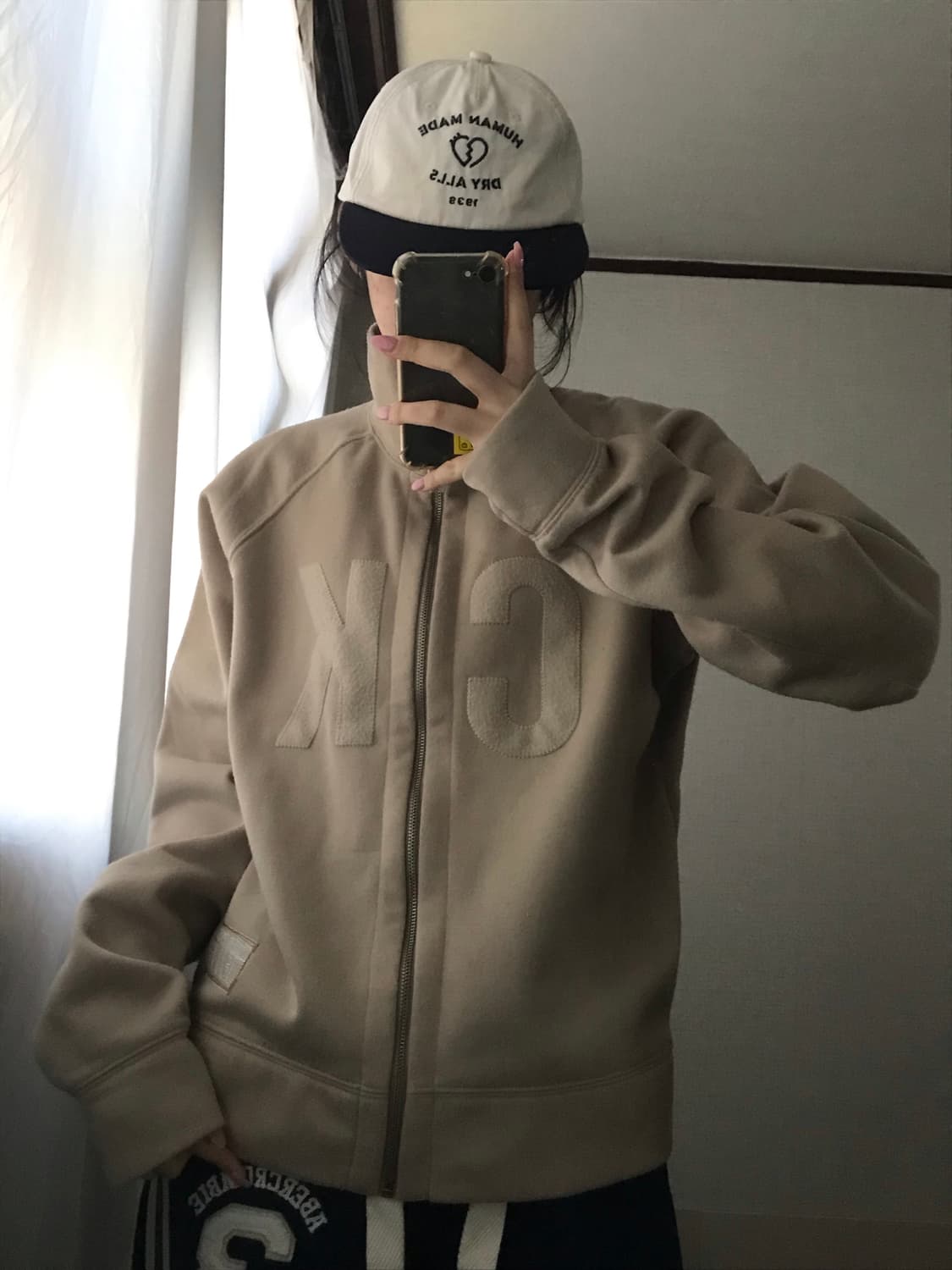 켈빈클라인 빅로고 면집업 상품이미지2