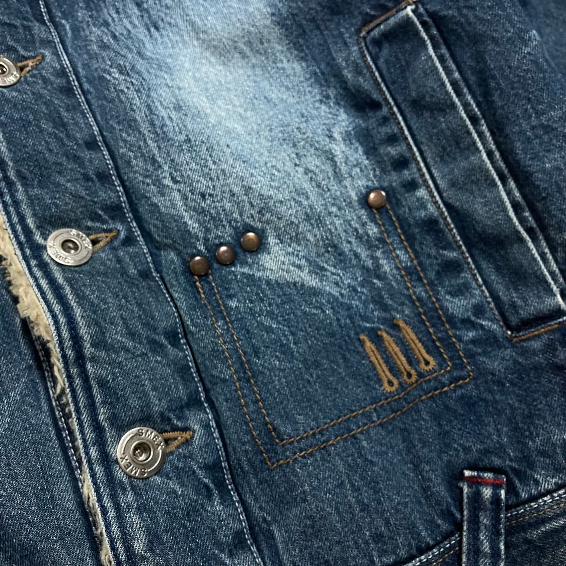스멕스 진 쉐르파 데님 자켓 상품이미지3