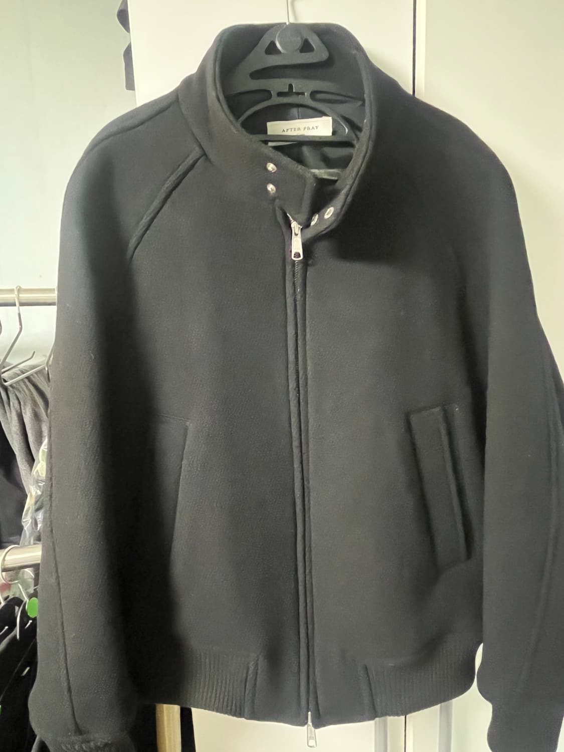 애프터프레이 해링턴 자켓 블랙 상품이미지1