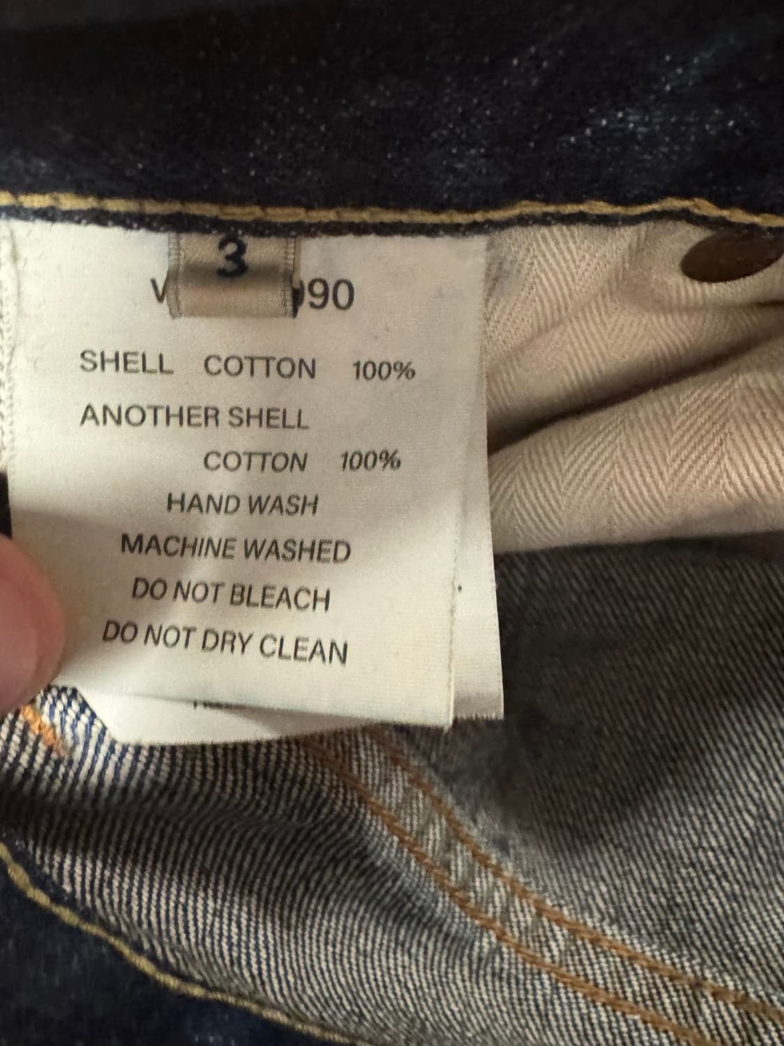 뤡코즈 와이드 셀비지 데님 3사이즈 상품이미지6