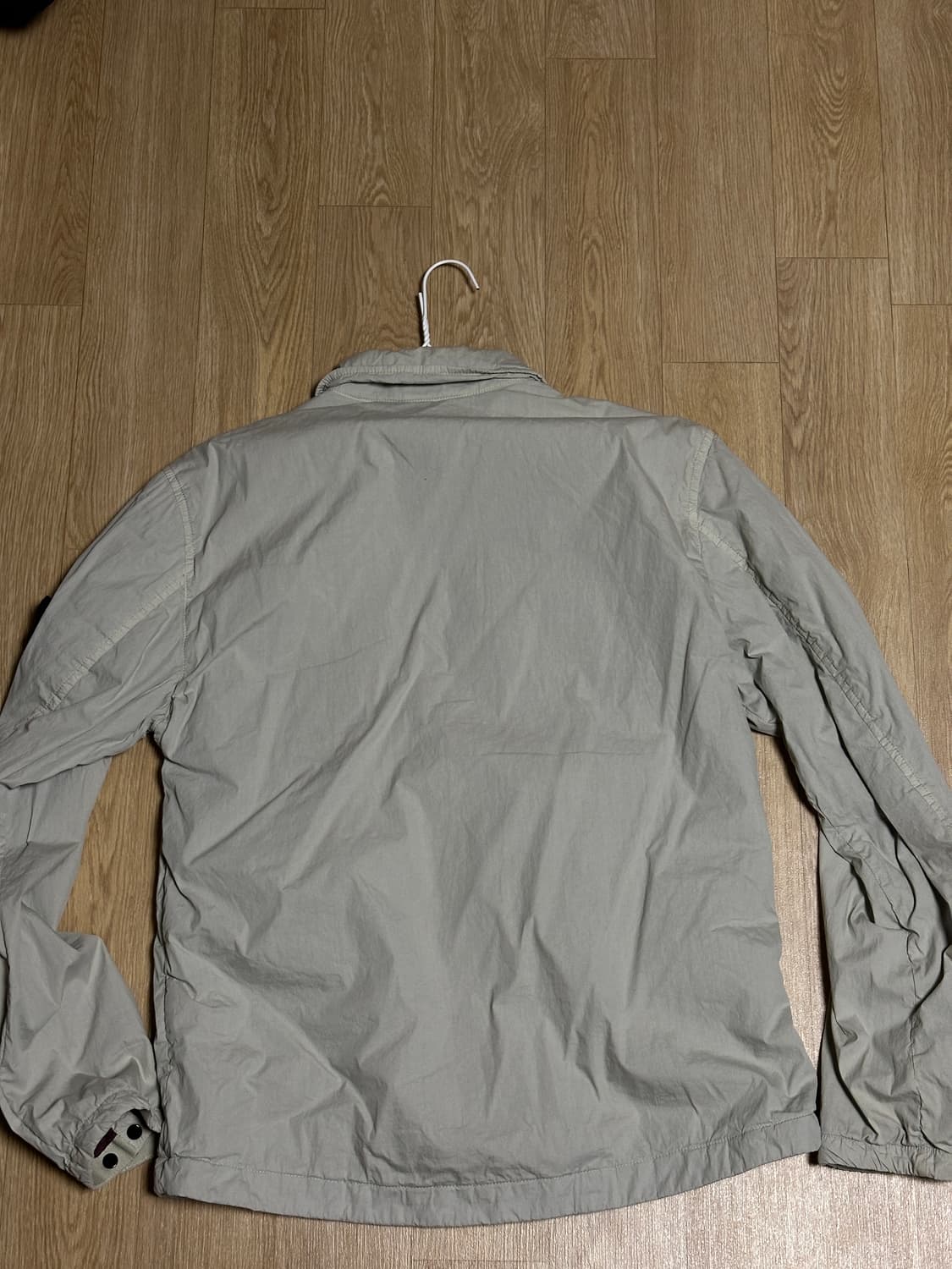 스톤아일랜드 나일론코튼 오버셔츠 자켓 라이트그레이 M 상품이미지2