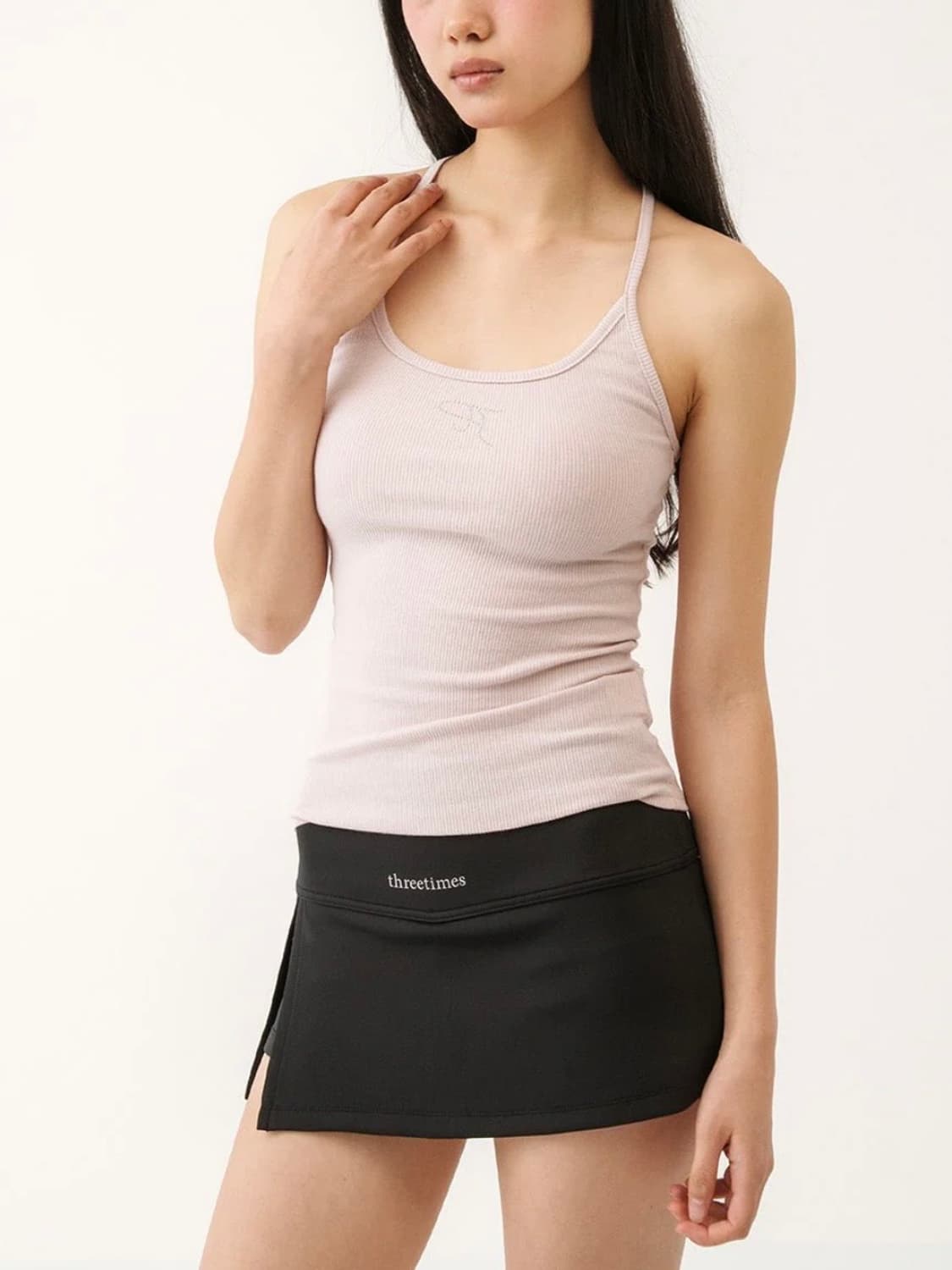 쓰리타임즈 Athletic slit skirt 상품이미지3
