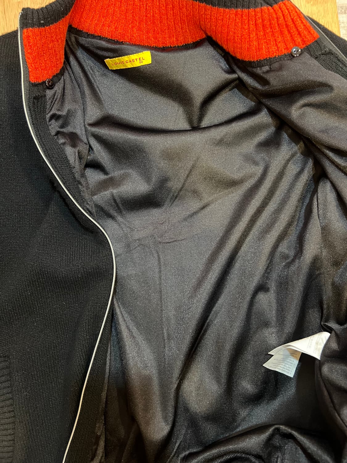 루이까스텔 여성 블랙 울방풍집업점퍼 골프니트점퍼 상품이미지6