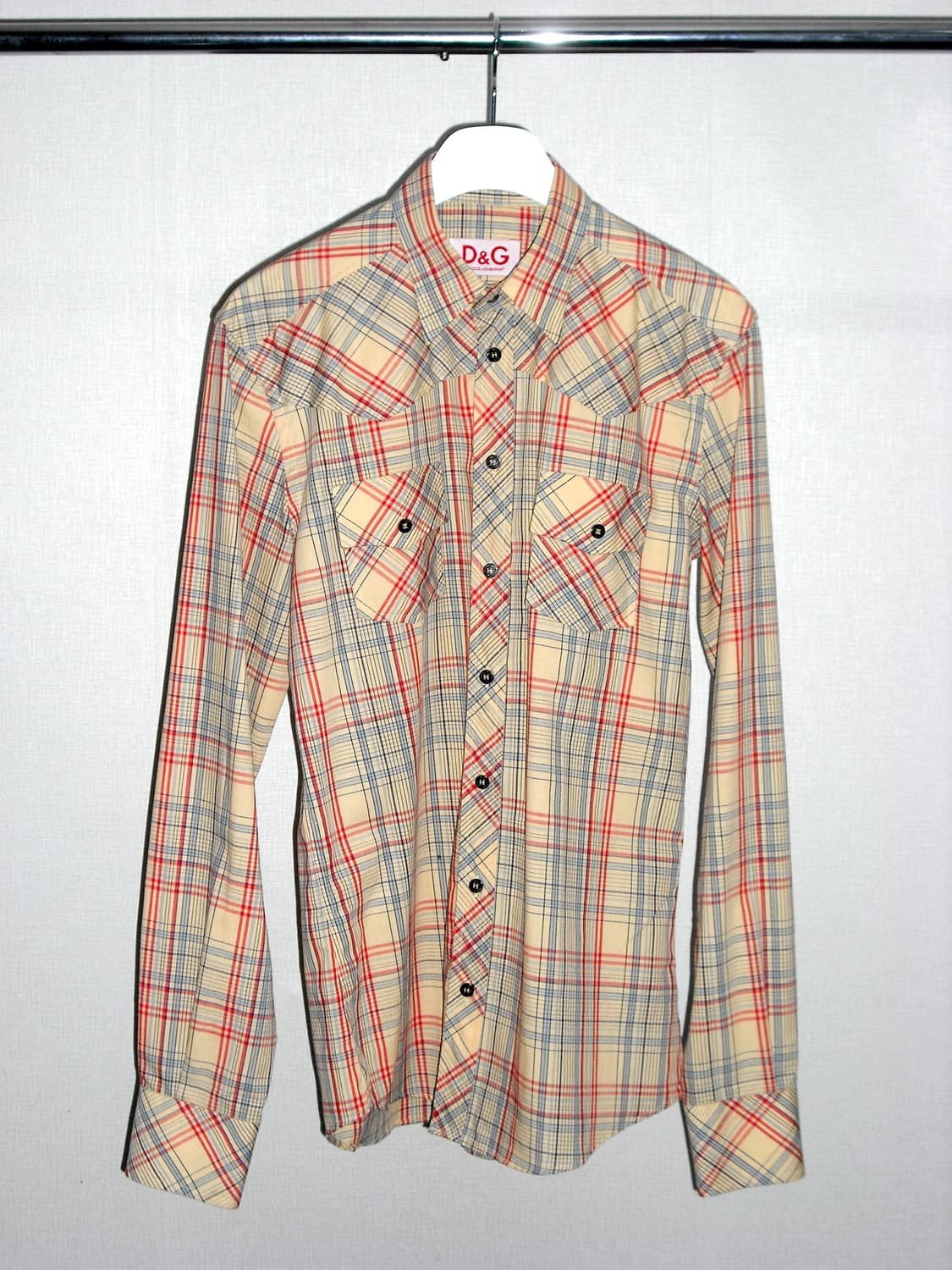 Cotton Check Western Shirts 상품이미지1