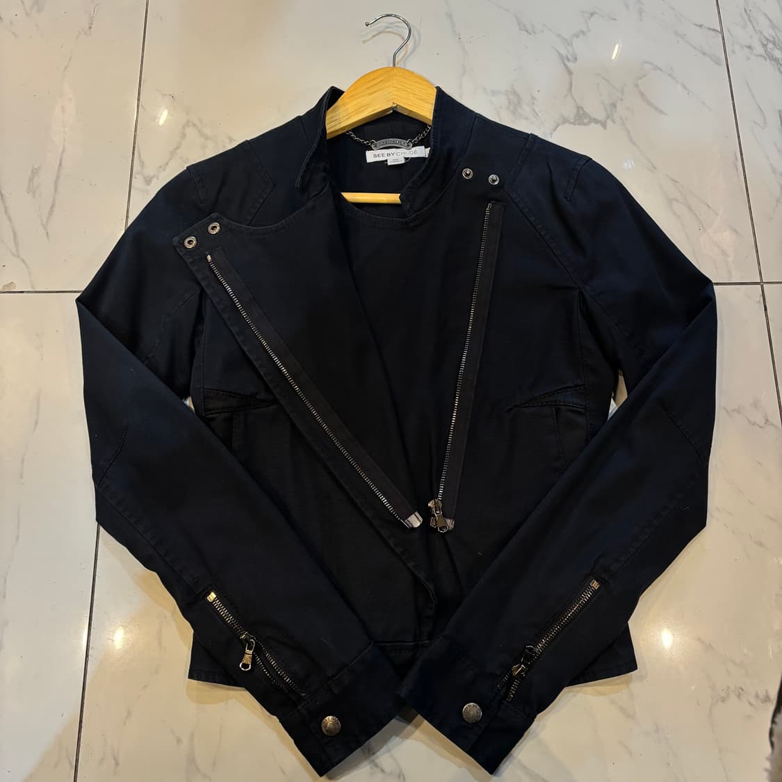 씨바이끌로에 see by Chloe 자켓 XS 락시크 다크 빈티지 상품이미지2
