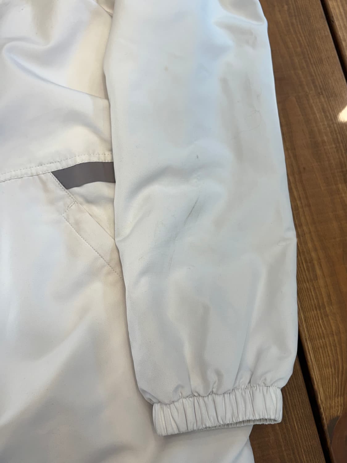 아디다스 화이트 실버 바람막이 상품이미지6