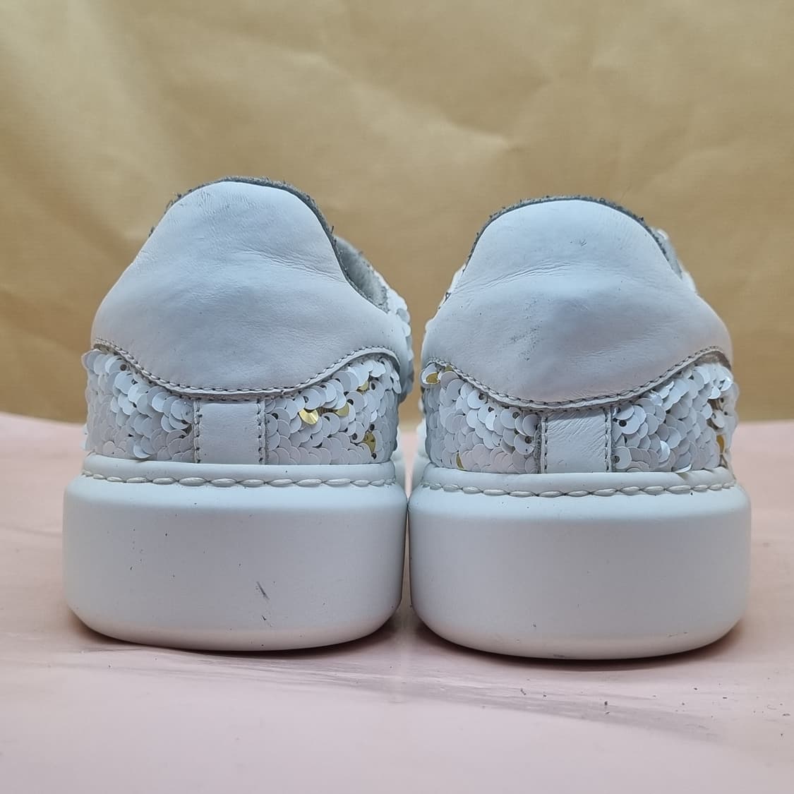 폰트 스팽글 여성스니커즈240  상품이미지4