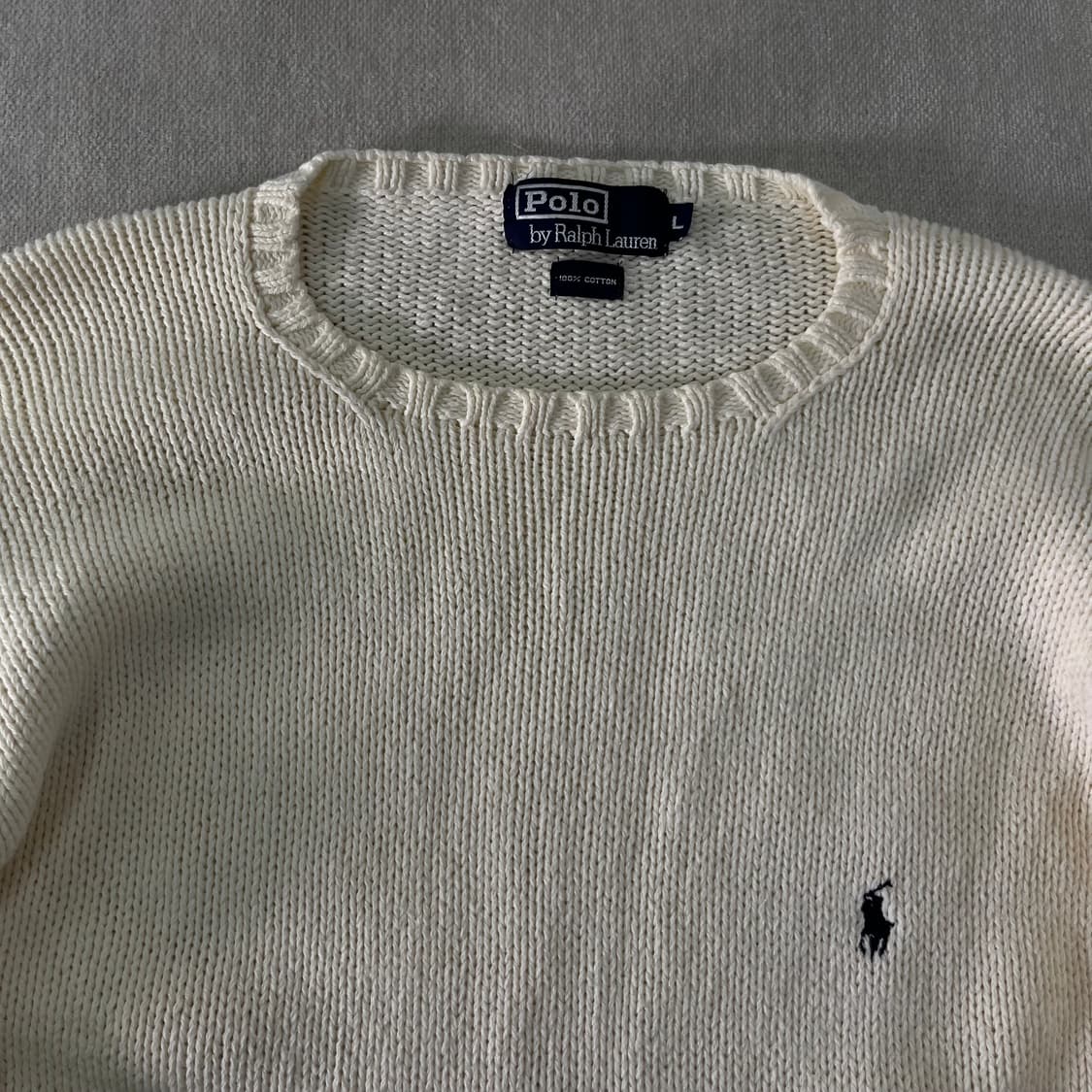 105 폴로랄프로렌 일본판 코튼 니트 상품이미지2
