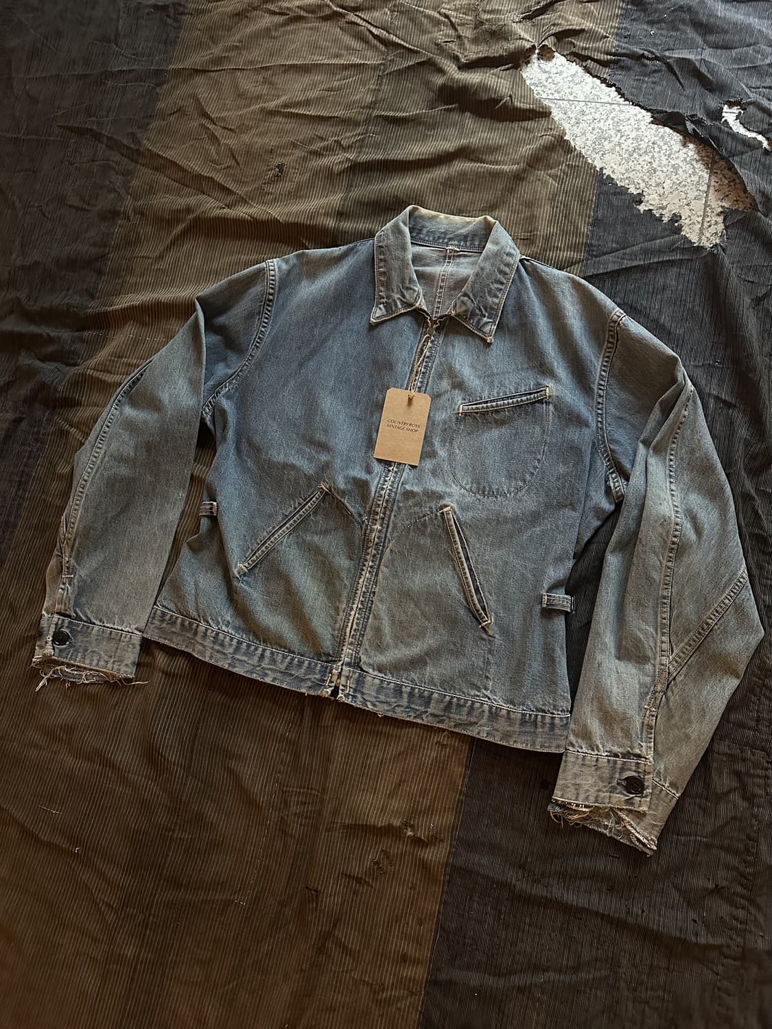 50s Key Imperial VTG Denim Work Jacket 상품이미지2