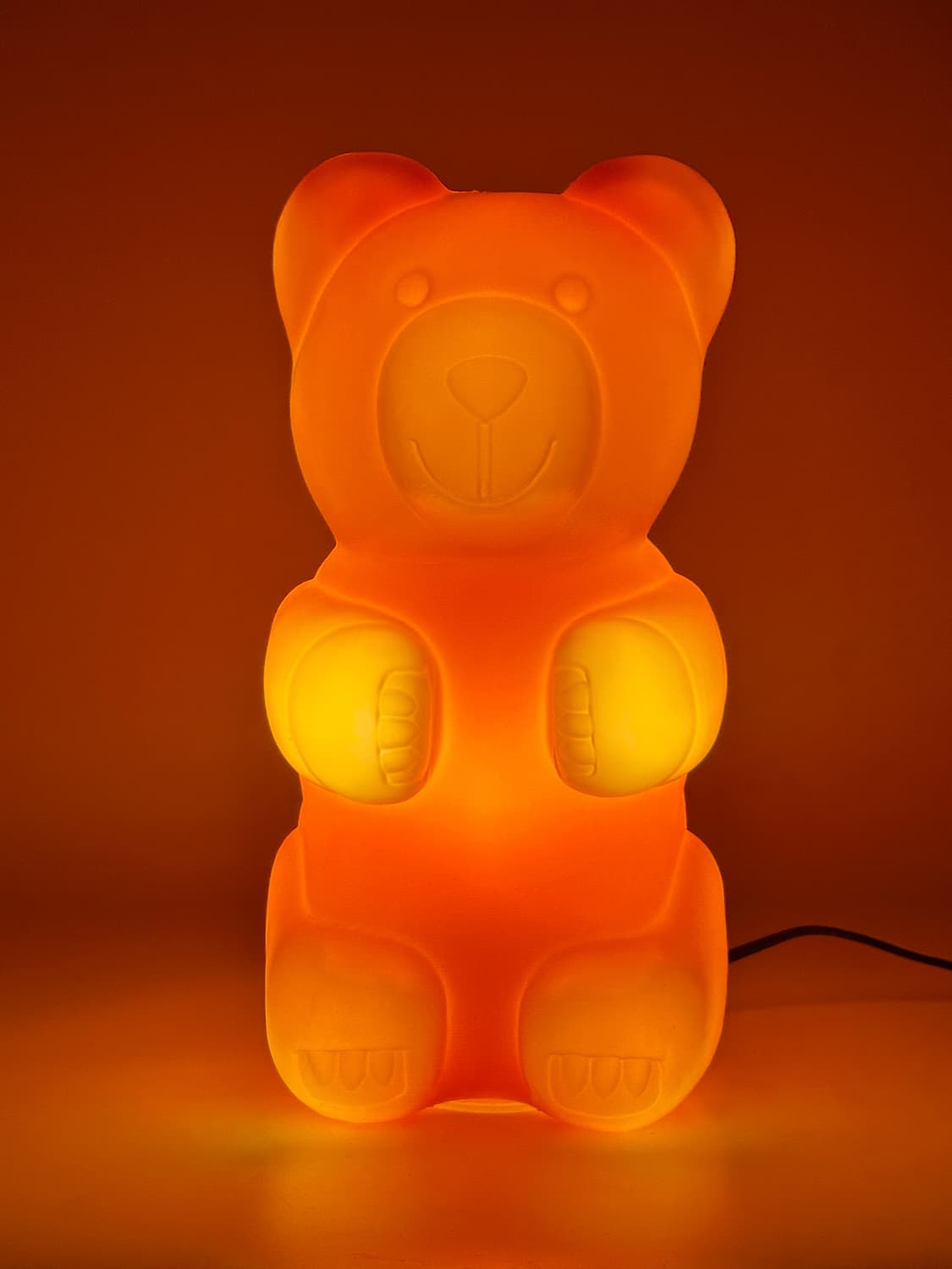 90‘s 독일 하리보 곰돌이 빈티지 조명 오렌지 상품이미지5