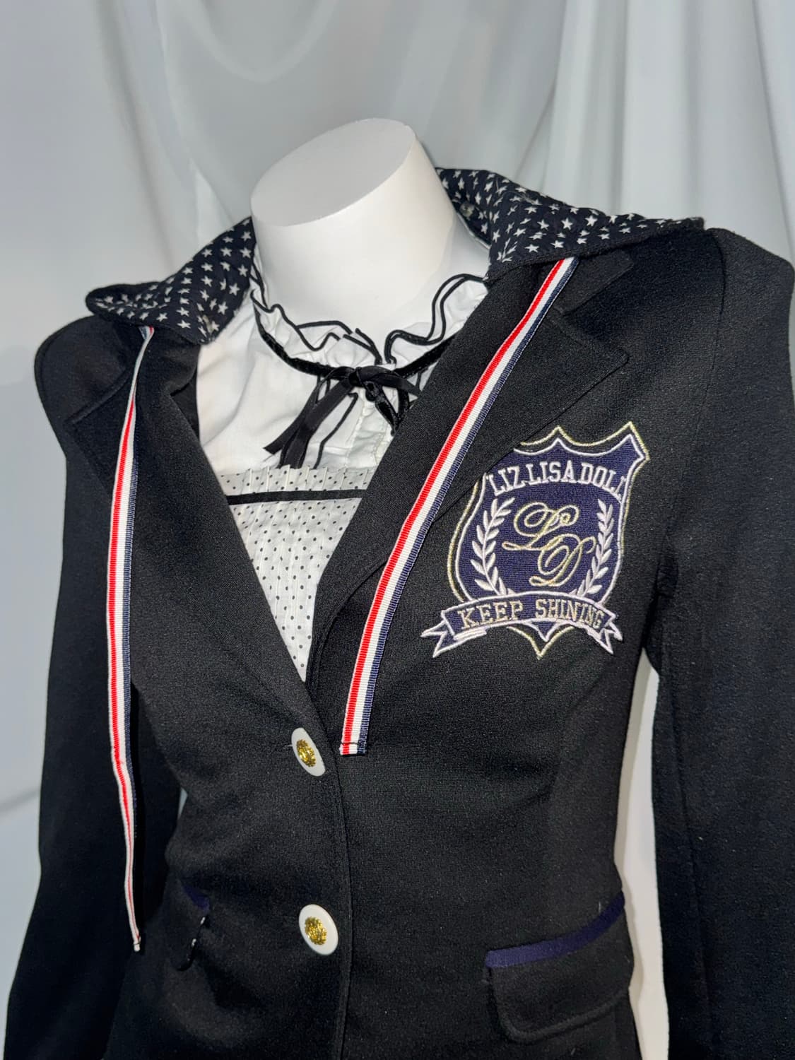 리즈리사 무채색 공겜여주깔 프레피 코디세트  상품이미지6