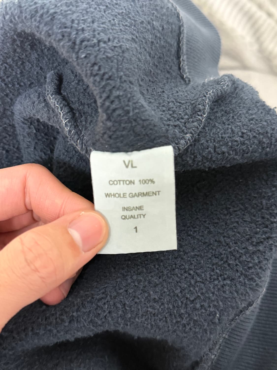 [1] 블라인드파일즈 블랭크 후드 네이비 상품이미지3