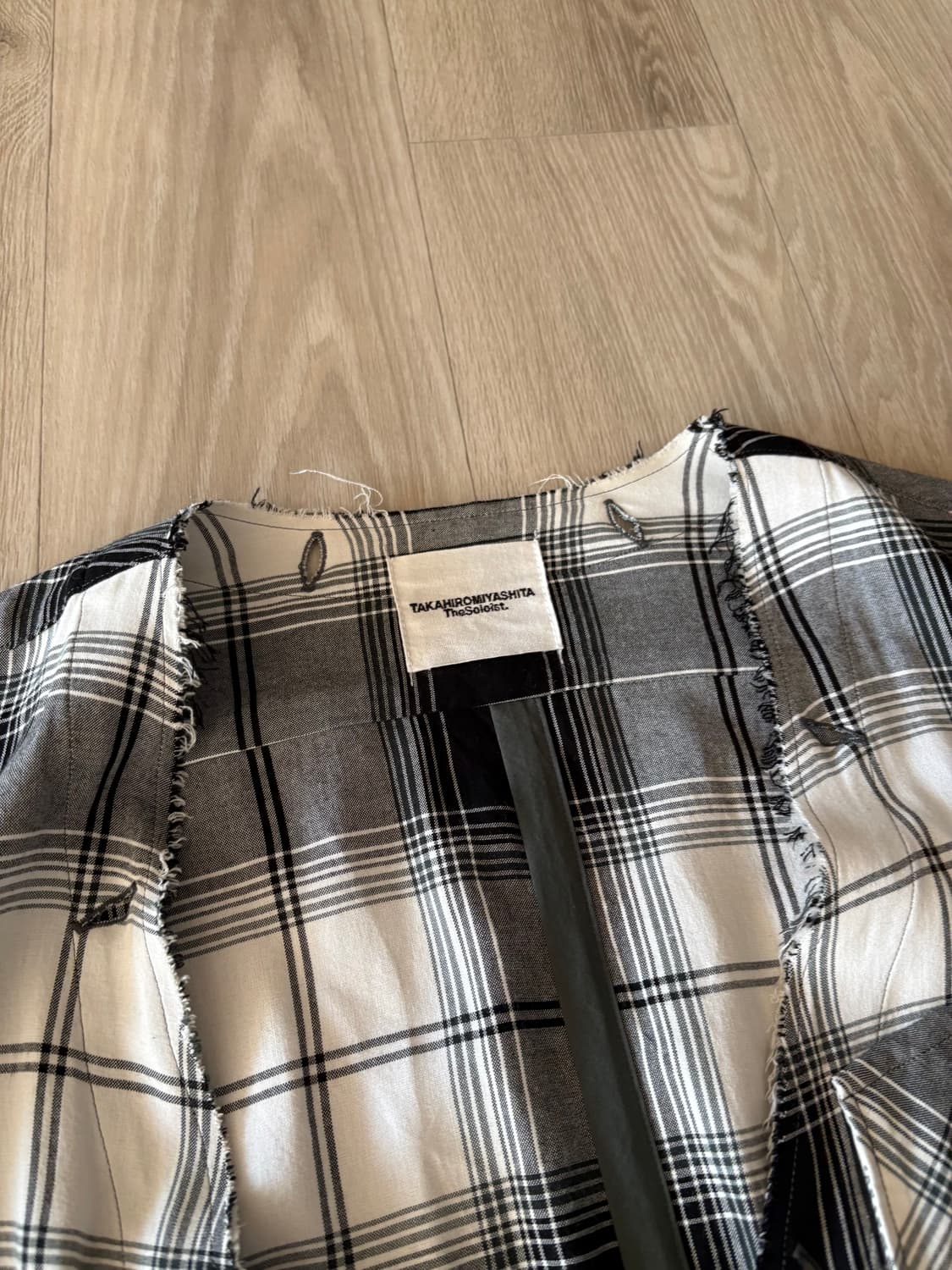 솔로이스트 17aw 카라리스 체크셔츠  상품이미지2