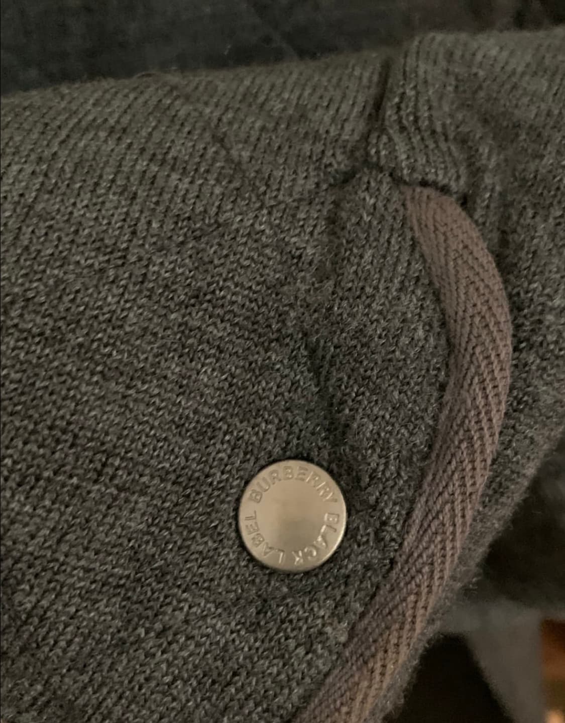 Y2k 버버리 차콜그레이 퀄팅 누빔 자켓 상품이미지5