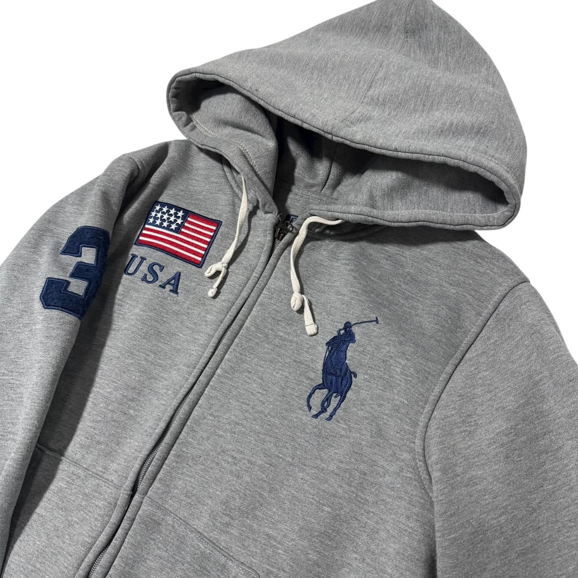 폴로 랄프로렌 성조기 빅폴로니 후드집업 상품이미지3