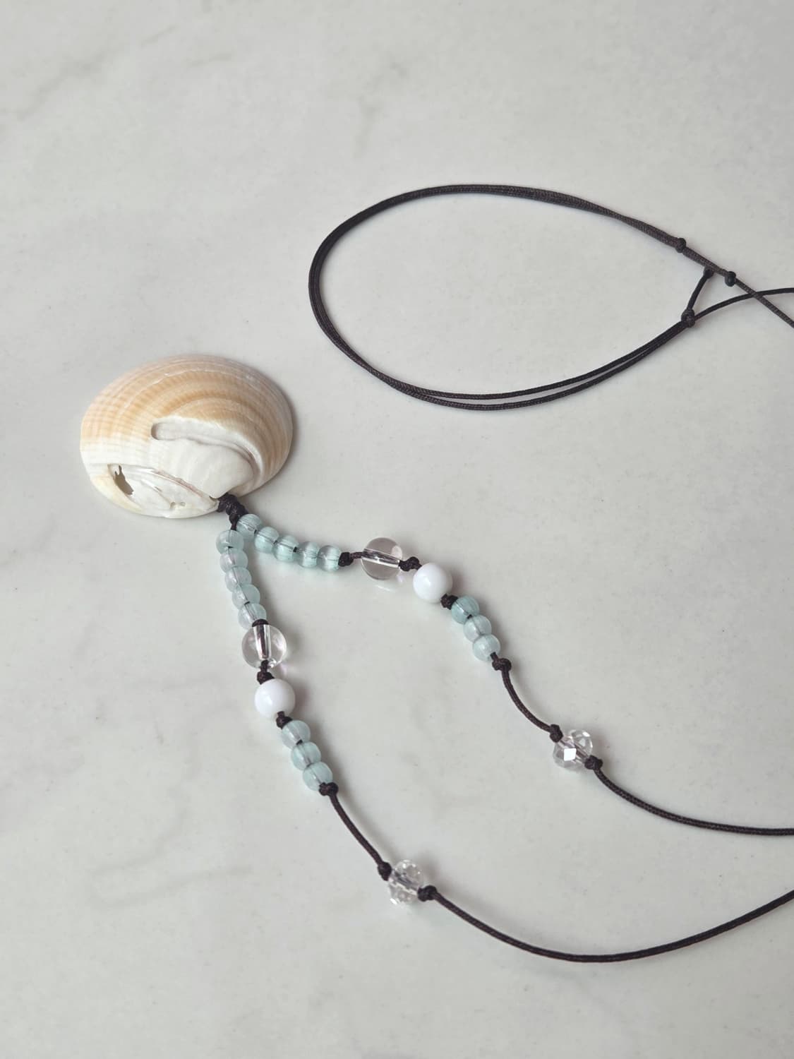 [Handmade] shell 비즈목걸이 상품이미지3