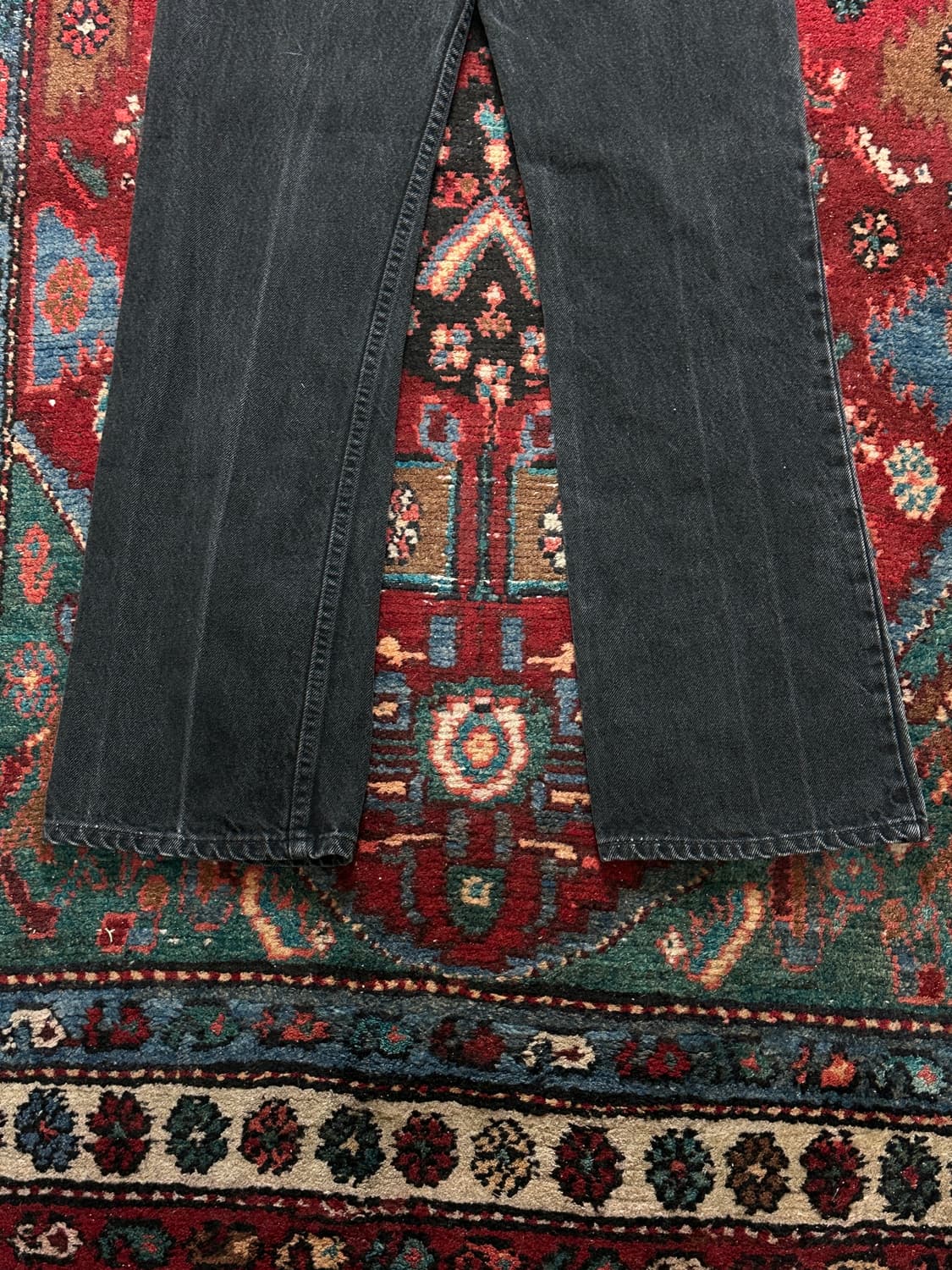 90's USA Made 리바이스 517 블랙 부츠컷 플레어진 상품이미지8