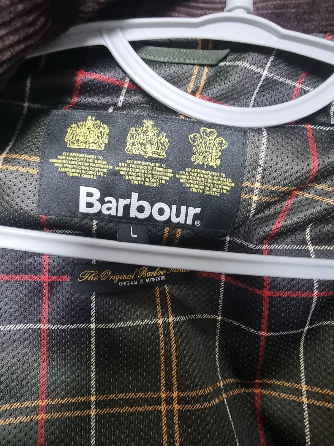 바버 스페이 논왁스 카키 L 상품이미지2