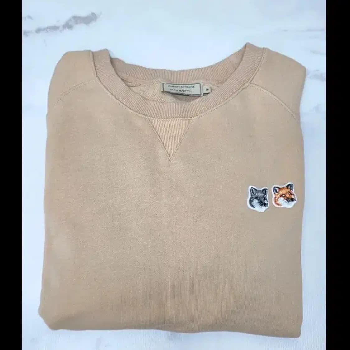 정품 메종키츠네 더블 폭스 맨투맨95 상품이미지2