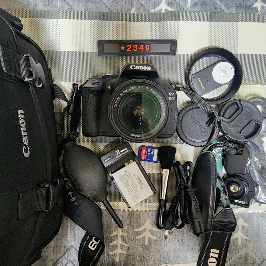 캐논 EOS 600D 디지털카메라 가방 세트 상품이미지1