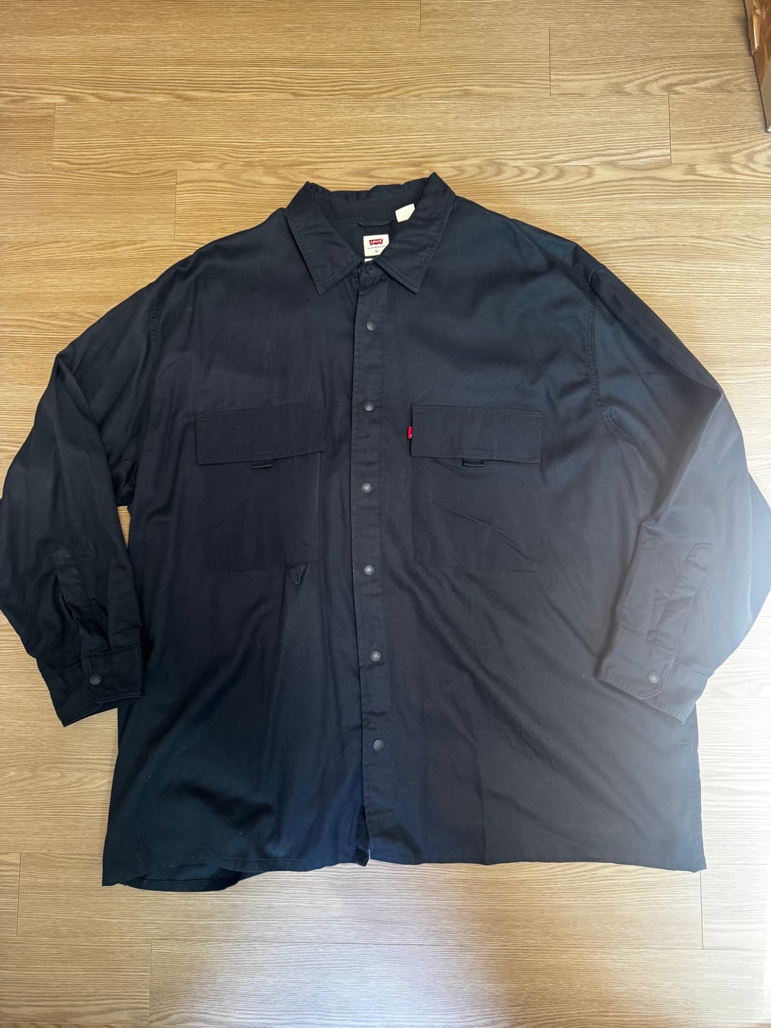 리바이스 택티컬 오버셔츠 블랙 XL / 남주혁(백이진) 착용 상품이미지1