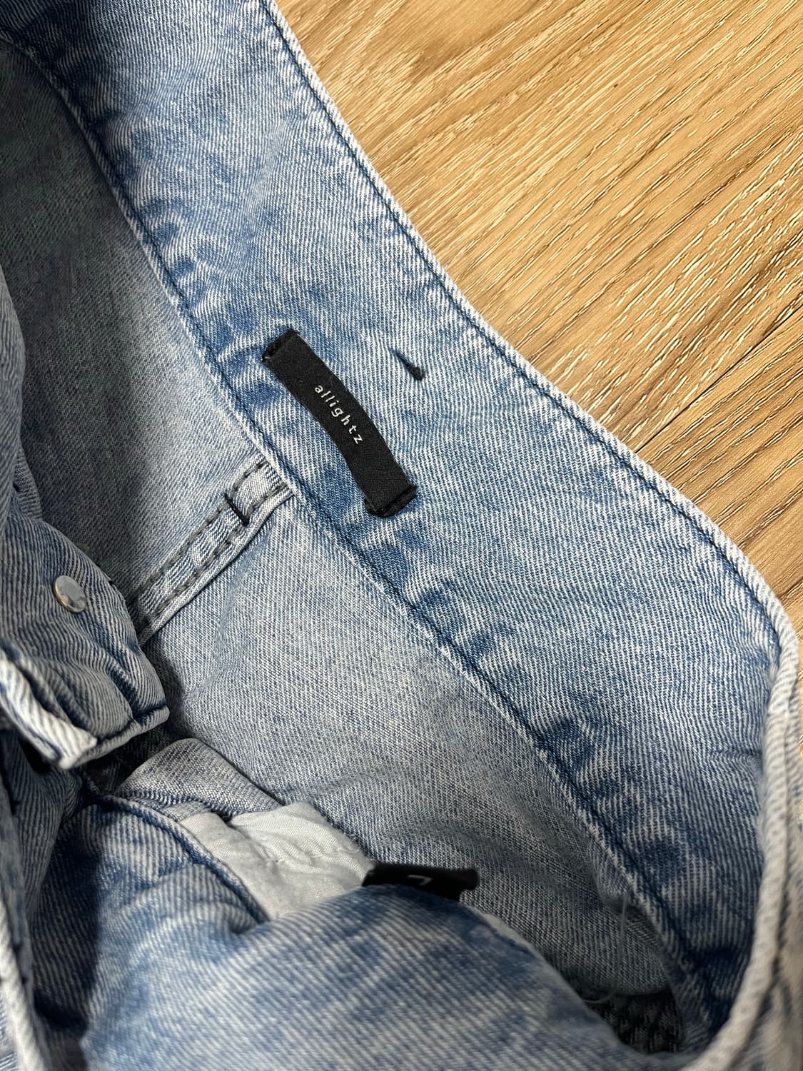 올라이츠 와이드 플레어 청바지 28 상품이미지7